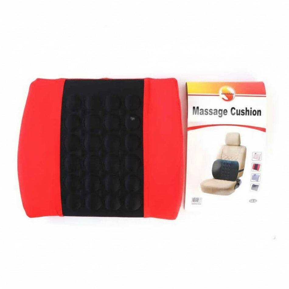 فيروم وسادة ظهر للصحة الجيدة باللون الأحمر والأسود