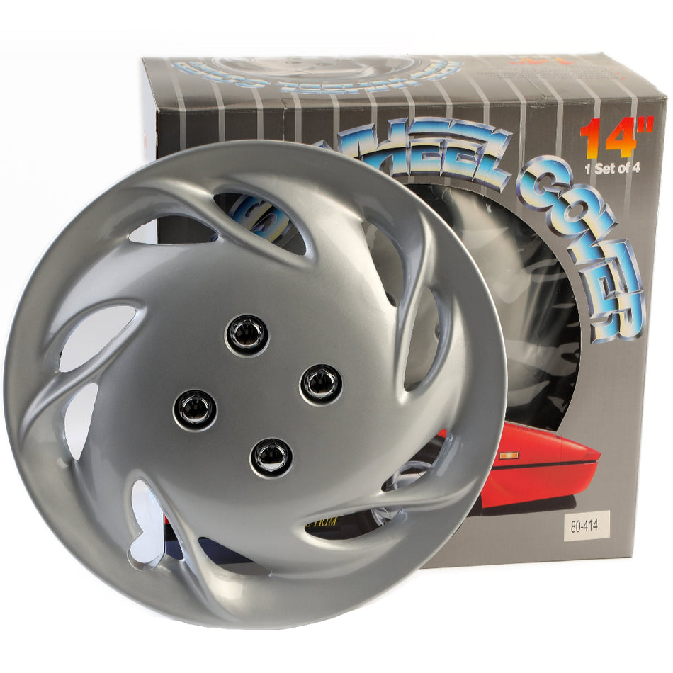 فيروم غطاء عجلة بتشطيب فضي ١٤ بوصة