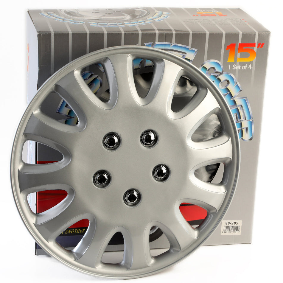 فيروم غطاء عجلة بتشطيب فضي ١٥ بوصة